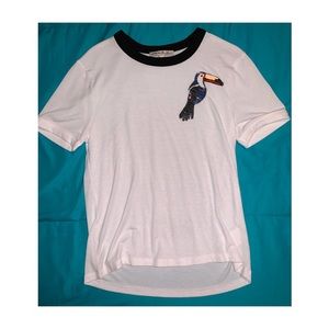 White toucan shirt